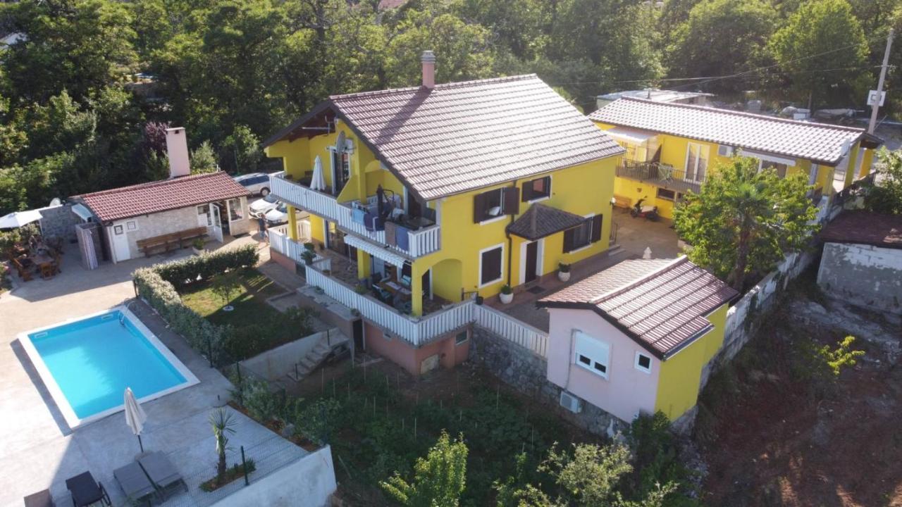 Apartments Nika With Swimming Pool And Beautiful Sea View Dobreć Zewnętrze zdjęcie